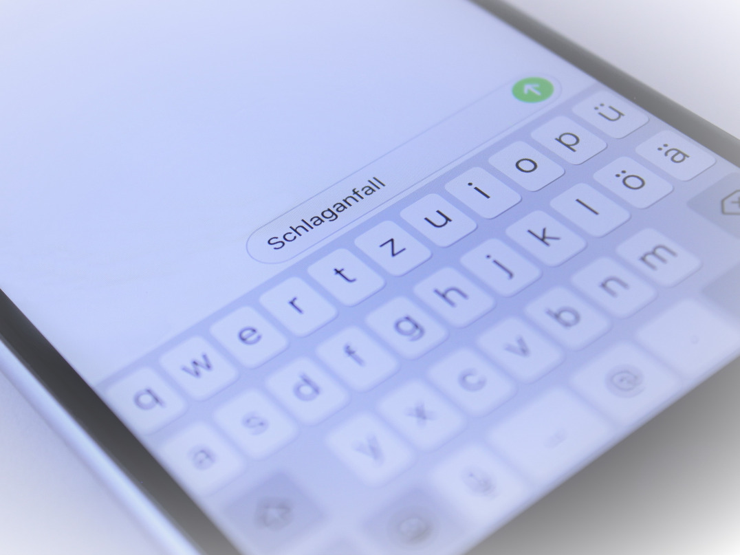 SMS-Versand auf Smartphone